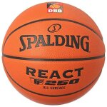 Ballon de basket  dbb react tf - 250 composite  spalding t6