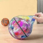 Ballon de basket d'interieur durable avec mousse silencieuse et poignee au design ameliore colore de ...