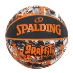 Ballon de basket spalding graffiti sz5 rubber basketball orange
