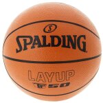 Ballon de basket spalding layup tf50 t5 basket orange 93869
