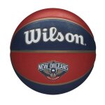 Ballon de basketball nba new orleans pelicans wilson team tribute exterieur