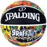 Ballon de basketball spalding graffiti