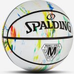 Ballon de basketball spalding marble white t5