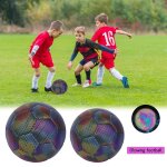Ballon de football lumineux de haute qualité, durable, brille dans la nuit, taille 4 / 5, pour enfants, ... Ballon de football lumineux de haute qualité, durable, brille dans la nuit, taille 4 / 5, pour enfants, ...