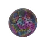 Ballon de football lumineux r�fl�chissant taille 4 / 5, jeu pour enfants cool, entra�nement en plein ...
