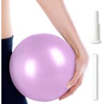 Ballon de pilates 25 cm, ballon de fitness antidrapant et doux, pour la grossesse, l'entranement abdominal ...