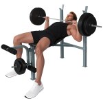 Banc de musculation fitness entrainement complet dossier r�glable curler supports barre et halt�res