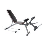 Banc de musculation multi - fonction en acier 160x34x110 cm
