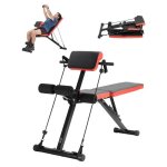 Banc de musculation multifonction - vevor - chaise romaine - pour entranement complet du corps - rglable ...