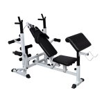 Banc de musculation universel avec support pour halt�re sport fitness musculation helloshop26 0702057 ...