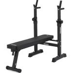 Banc de musculation zipro core plat et pliable supports de barre rglables, poignes dips idal pour ...