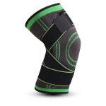Bandage elastique de soutien du genou, sous pression, respirant, protecteur pour fitness, sport, course, ...