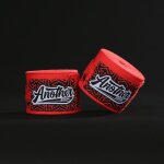 Bandana de boxe 5 mtres version entranement et combat style fight format imprim couleur rouge jeune ...