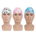 Bande dessin�e elastique imprim� casquettes de natation sport piscine mignon bonnet de bain pour les ...
