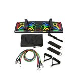 Bandes de fitness - pm - comprenant 11 pi�ces - entra�nement, poign�es, ancre, sangle de cheville, planche, ...