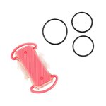 Bande de t�l�phone portable en silicone pour v�lo, plaque de fixation pour t�l�phone portable, vtt, lampe ...