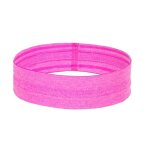 Bandeau anti - sudorifique en tissu extensible a la mode, ceinture de yoga antidrapante avec foulard ...