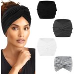 Bandeau cheveux femme, 4 pcs elastique bandeaux mode pour femmes, large serre tete femme yoga sport foulard ... Bandeau cheveux femme, 4 pcs elastique bandeaux mode pour femmes, large serre tete femme yoga sport foulard ...