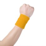 Bandeaux en coton eponge bande de sueur au poignet yoga sports bracelet de course l12281