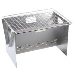 Barbecue portable en acier inoxydable, grille pliante pour le camping, robuste, pique nique, barbecue, ... Barbecue portable en acier inoxydable, grille pliante pour le camping, robuste, pique nique, barbecue, ...