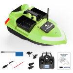 Barque de p�che lokeevan v020 gps port�e 500 m, 3 compartiments a app�ts, charge 2 kg vert