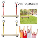 Barres de balançoire trapèze, barres de singe, accessoires d'obstacle, equipement d'entraînement pour ... Barres de balançoire trapèze, barres de singe, accessoires d'obstacle, equipement d'entraînement pour ...