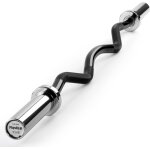 Barre de curl sz barres d'haltres Ø50mm barre de musculation pour exercices de triceps, biceps et bras ...