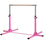 Barre fixe de gymnastique enfant - barre de gymnastique hauteur r�glable 13 niveaux 92 a 150 cm - acier ...