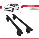 Barres de toit - ace - 4 - compatible nissan note - aluminium - charge utile < 300 kg - noir