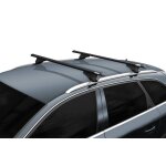 Barres de toit aluminium noir pour hyundai tucson d�s 2020 - avec barres longitudinales