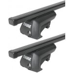 Barres de toit bmw x5 type e70 (01 / 07 - 03 / 10) thule squarebar acier - thule