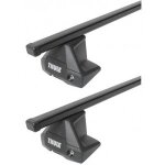 Barres de toit citroen c3 (11 / 16 - ) thule squarebar acier - thule