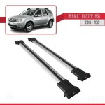 Barres de toit - fly - mod�le gris - compatible renault duster 2010 - 2013 - aluminium - charge < 300 ...