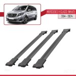 Compatible avec mercedes classe v 3 (w447) 2014 - 2026 fly model barres de toit railing porte - bagages ...