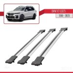 Compatible avec bmw x7 (g07) 2020 - 2026 fly model barres de toit railing porte - bagages de voiture ...