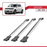 Compatible avec suzuki ign?s 2016 - 2026 fly model barres de toit railing porte - bagages de voiture ...