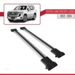 Compatible avec toyota land cruiser (j300) 2022 - 2026 fly model barres de toit railing porte - bagages ...