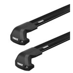 Barres de toit peugeot 307 berline (06 / 01 - 05 / 05) thule wingbar edge black alu - thule