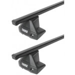 Barres de toit peugeot boxer (06 / 06 - ) thule squarebar acier - thule