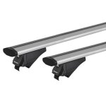 Barres de toit profil�es aluminium pour dacia lodgy d�s 2012 - avec barres longitudinales