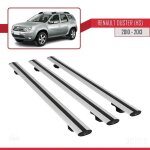 Barres de toit - renault - duster (2010 - 2013) - basic mod�le - aluminium - 3 pi�ces - gris