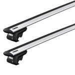Barres de toit subaru forester 4x4 (03 / 08 - 03 / 13) thule wingbar evo alu - thule