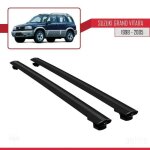 Barres de toit - suzuki - grand vitara 1998 - 2005 - basic mod�le - noir - aluminium