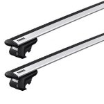 Barres de toit toyota yaris 5 portes (01 / 99 - 03 / 03) thule wingbar evo alu - thule