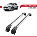 Compatible avec toyota yaris cross 2020 - 2022 ace - 2 barres de toit railing porte - bagages de voiture ...