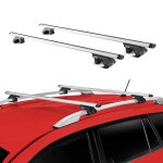 Barres de toit transversales abe pour citroen nemo 2008 - 2013 3 - 5 p alu gris 2x Barres de toit transversales abe pour citroen nemo 2008 - 2013 3 - 5 p alu gris 2x
