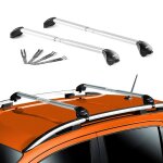 Barres de toit transversales pour ford c - max 7 2010 - 2019 gris argent 2x abe