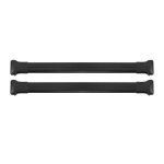 Barres de toit transversales pour ford ranger 2022 - 2025 alu noir 2x Barres de toit transversales pour ford ranger 2022 - 2025 alu noir 2x