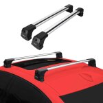 Barres de toit transversales pour nissan nv200 2010 - 2025 aluminium gris