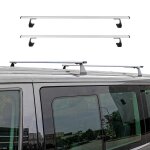 Barres de toit transversales pour nissan primastar 2001 - 2014 gris